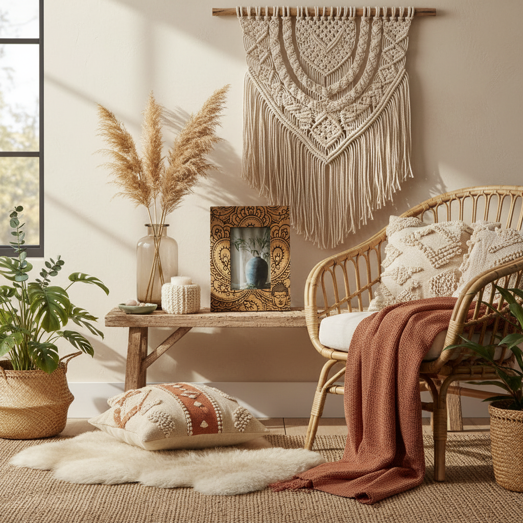 Large Black Buddha Mango Wood Photo Frame 13x18cm