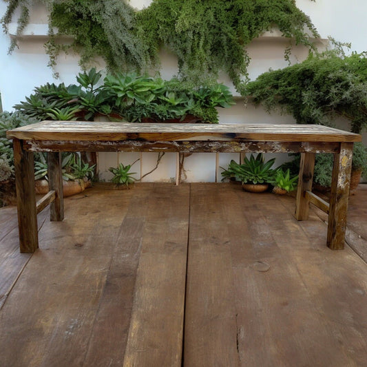 Recycled Teak Wood Dinning Table 180×80x80cm