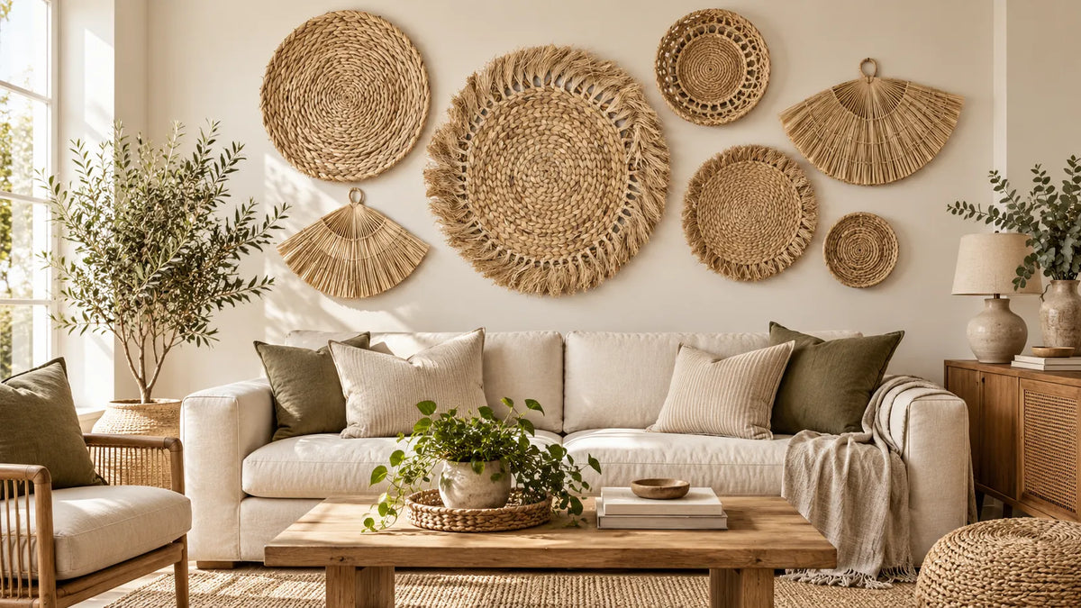 How to Create a Gallery Wall with Seagrass Wall Art