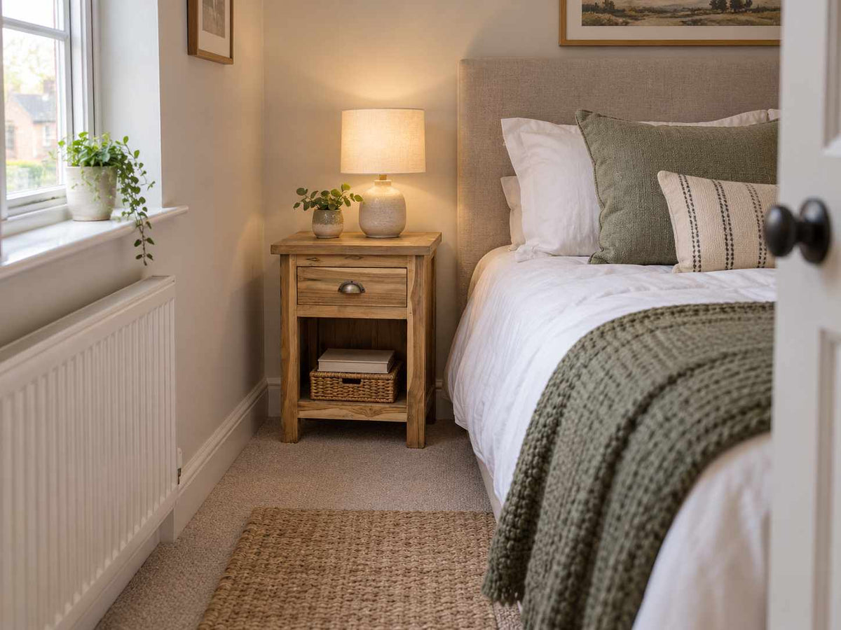 How to Choose the Right Bedside Table for a Small Bedroom