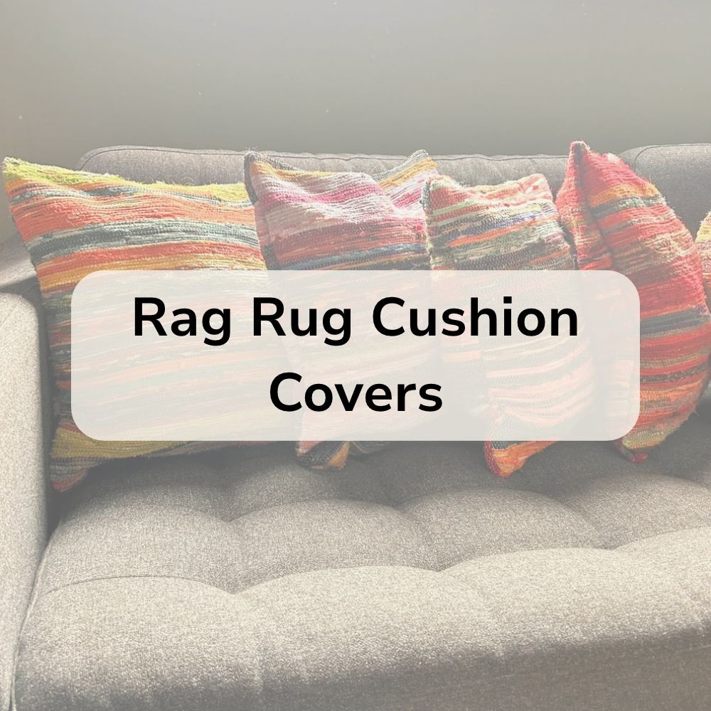 Rag Rug Cushion Covers