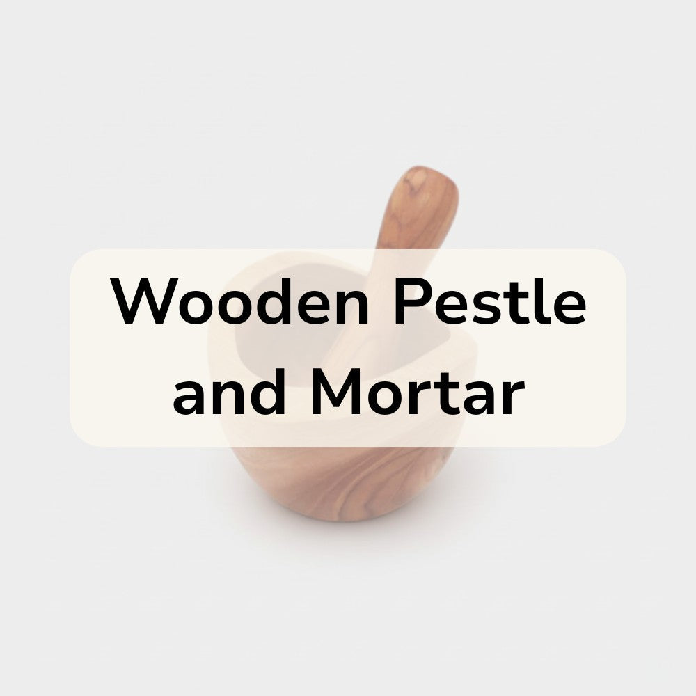 Wooden Pestle and Mortar