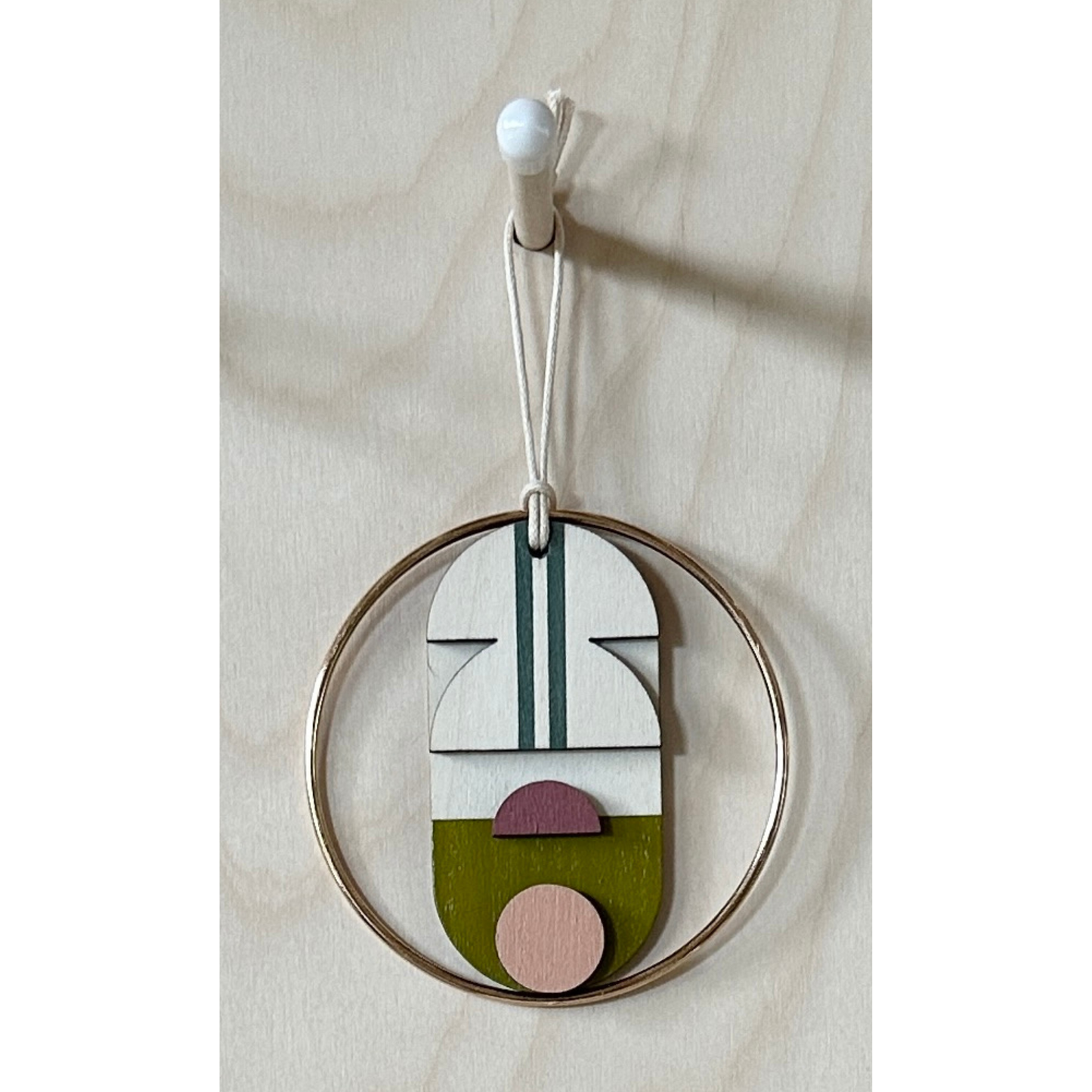 Eclectic Mini Mid-Century Wall Art - Little Wooden Decoration - Contemporary Wall Decor