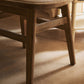 Cebu White Wash Wood and Round Rattan Dining Chair with Beige Seat