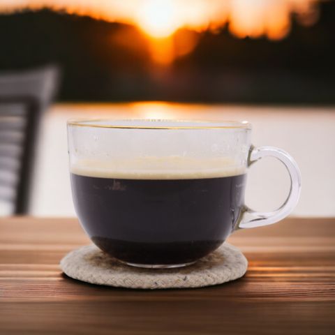 Natural Coaster Set | Jute & Cotton | Ivory Border | Set of 4