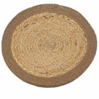 Natural Placemat | Jute & Cotton | Natural Border