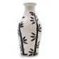 Bamboo Motif Dry Flowers Shaped Vase - Natural