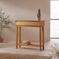 Melia Light Oak Console and Hallway Table with One Drawer