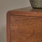 Scandinavian Walnut Logan Narrow Bedside Table