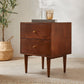 Scandinavian Walnut Oslo Bedside Table