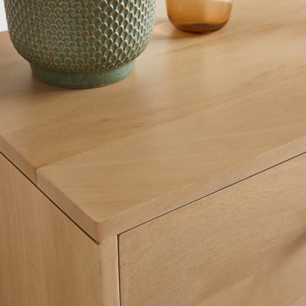 Scandinavian Light Oak Oslo Chest of 3 Drawers