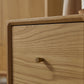 Wright Narrow Oak Bedside Table