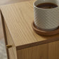 Wright Narrow Oak Bedside Table