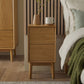 Wright Narrow Oak Bedside Table