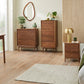 Wright Walnut Chest of 3 Drawers