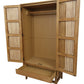 Melia Light Oak Wardrobe with Drawers
