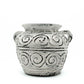 Greek Clay Plant Pot With Handles - Cream 15cm