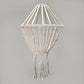 Macrame Large Drop Chandelier - Natural