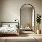 Akiko - Full Length Black Metal Arched Mirror - 180cm x 90cm