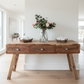 Recycled Teak Wood Console Table 150x50x80cm