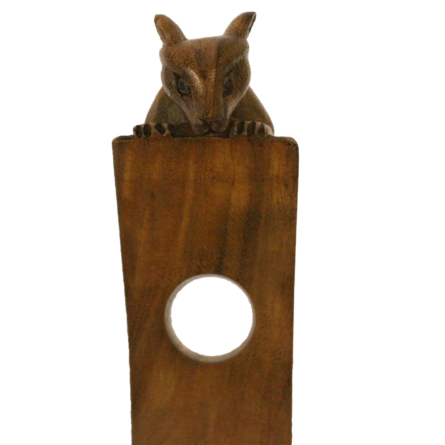 Handmade Wood Balance Wine Holder with Mouse