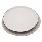 Natural Placemat | Jute & Cotton | Ivory Border