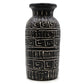 Greek Straight Dry Flowers Vase - Chocolate