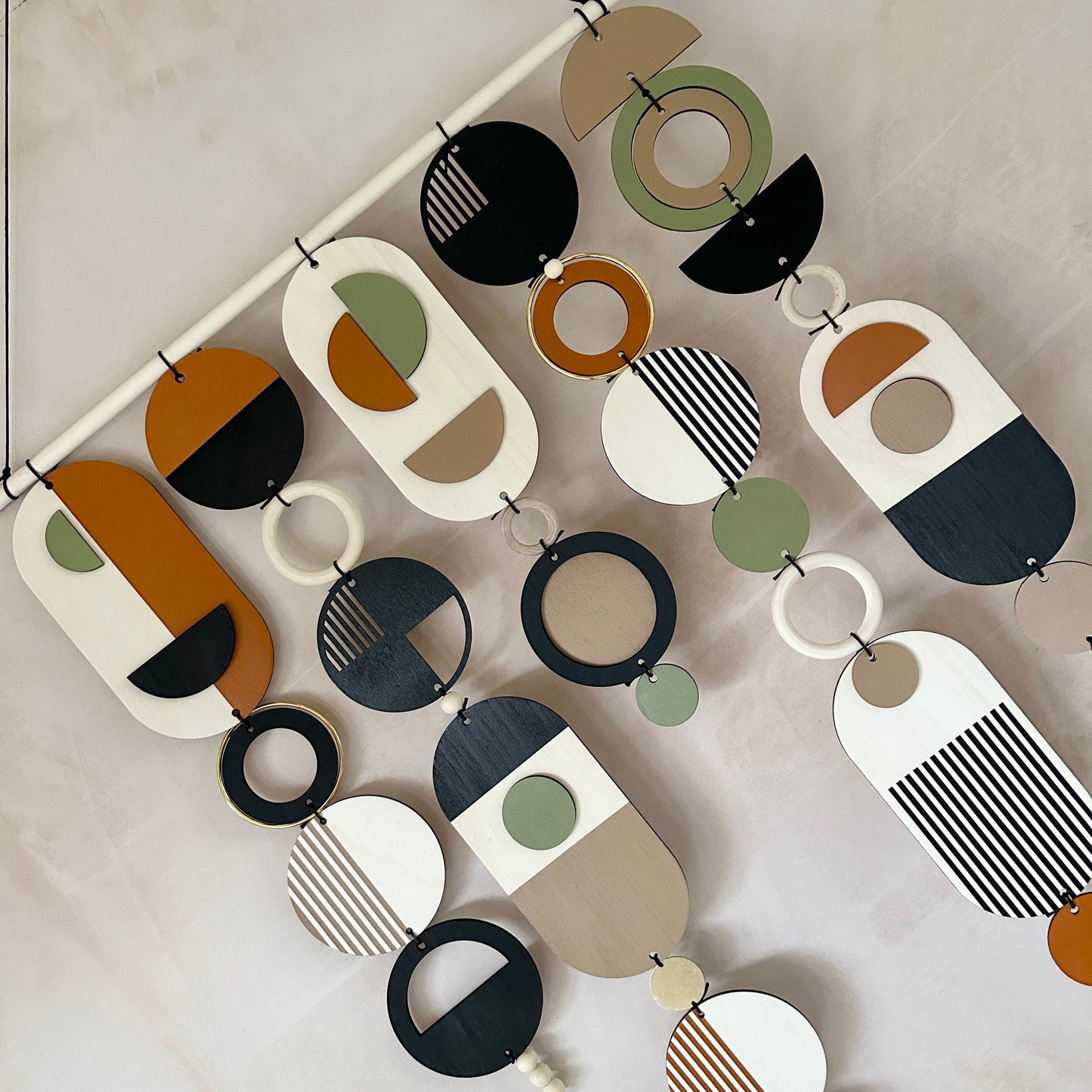 Original Wall Art - Geometric Artwork - Minimal Home Decor - Mid-Century Decor- Large Centre Piece Art - Big Wall Tapestry - Wall Sculpture