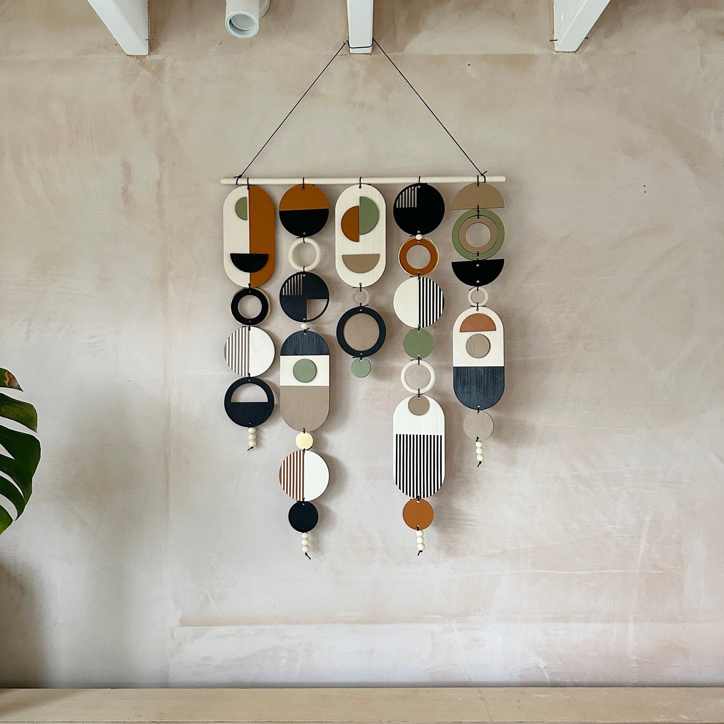 Original Wall Art - Geometric Artwork - Minimal Home Decor - Mid-Century Decor- Large Centre Piece Art - Big Wall Tapestry - Wall Sculpture