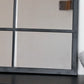 Kyō - Black Metal Rectangle Lattice Window Mirror - 90cm x 70cm