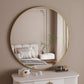 Rei - Extra Large Round Gold Metal Circle Mirror - 120cm x 120cm