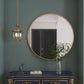 Rei - Large Round Gold Metal Circle Mirror - 90cm x 90cm