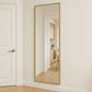 Takara - Full Length Leaner Gold Metal Rectangle Mirror - 180cm x 60cm